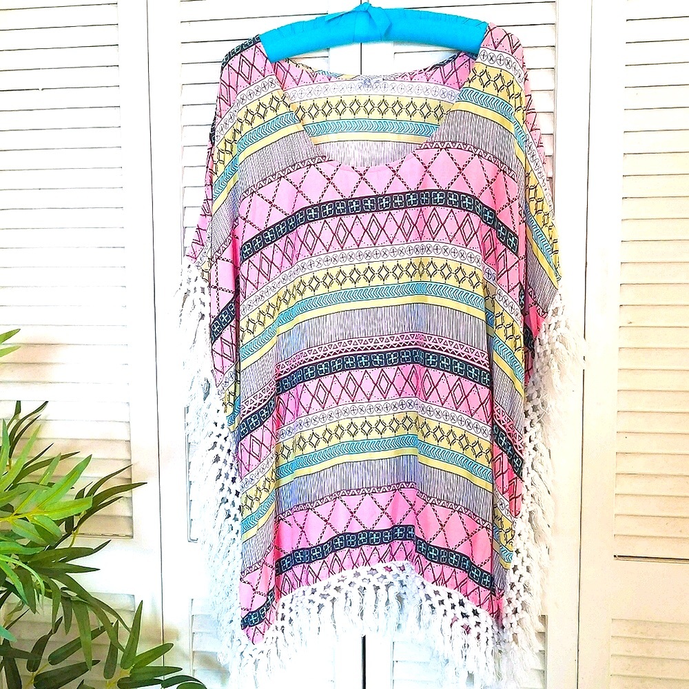 Rip Curl tribal shirt with Frays